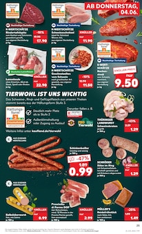Schweinefleisch im Kaufland Prospekt "Hier bin ich richtig" mit 62 Seiten (Bremerhaven)