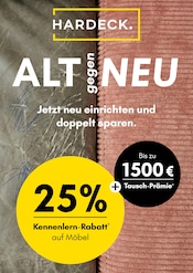 Aktueller HARDECK Prospekt mit Küchenmöbel, "ALT gegen NEU", Seite 1
