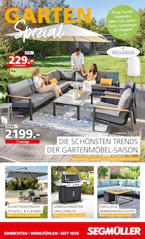 Terrassenmöbel im Segmüller Prospekt "Garten Spezial" mit 38 Seiten (Solingen (Klingenstadt))