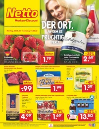 Netto Marken-Discount Prospekt für Weiden i.d.OPf. mit 45 Seiten Netto Marken-Discount Prospekt für Weiden i.d.OPf.: DER ORT, AN DEM ES FRUCHTIG PERLT., 45 Seiten, 30.05.2022 - 04.06.2022