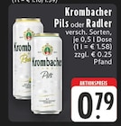 Aktuelle Krombacher Angebote bei E center in Dorsten Aktuelles Pils oder Radler Angebot bei E center in Dorsten ab 0,79 €