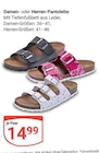 Damen- oder Herren-Pantolette im Angebot bei GLOBUS in Bad Kreuznach Damen- oder Herren-Pantolette Angebote bei GLOBUS Bad Kreuznach für 14,99 €