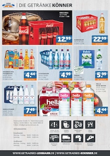 Coca Cola im aktuellen Getränke Lehmann - Getränke A-Z Prospekt (Eberswalde) Coca Cola im Getränke Lehmann - Getränke A-Z Prospekt "DIE GETRÄNKEKÖNNER" mit 4 Seiten (Eberswalde)