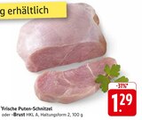 Frische Puten-Schnitzel Angebote bei E center Fellbach für 1,29 €