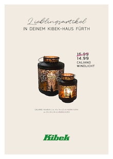 Kerzen im aktuellen Kibek Prospekt (Nürnberg) Kerzen im Kibek Prospekt "DEIN KIBEK-HAUS FÜRTH" mit 33 Seiten (Nürnberg)