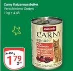 Aktuelles Carny Senior Rind & Putenherzen Angebot bei GLOBUS in Oberhausen ab 1,79 €