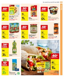 Prix et réduction Wraps dans le prospectus Carrefour en cours Offre Wraps dans le catalogue Carrefour du moment à la page 37
