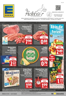 EDEKA Prospekt der Woche "Aktuelle Angebote" Seite 1, 07.07.2025 bis 12.07.2025 für Aachen Aktueller EDEKA Prospekt "Aktuelle Angebote" Seite 1 von 24 Seiten für Aachen