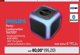 Party- Lautsprecher TAX7207 von Philips im aktuellen Metro Prospekt