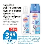 Hygiene-Pump-Spray im V-Markt Prospekt Hygiene-Pump-Spray von Sagrotan im aktuellen V-Markt Prospekt für 3,99 €
