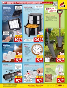 Wanduhr im aktuellen Netto Marken-Discount Prospekt (Erfurt) Wanduhr im Netto Marken-Discount Prospekt "Aktuelle Angebote" mit 54 Seiten (Erfurt)