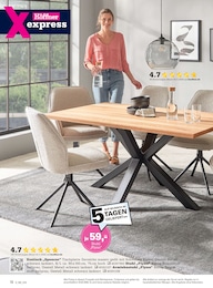 Stuhl im Höffner Prospekt "IMMER BESSER!" auf Seite 18