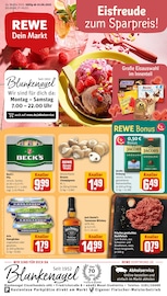 Aktueller REWE Prospekt mit Hackfleisch, "Dein Markt", Seite 1