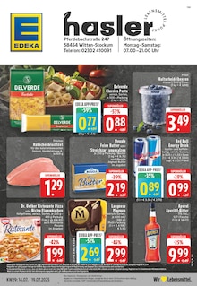 EDEKA Prospekt der Woche "Aktuelle Angebote" Seite 1, 14.07.2025 bis 19.07.2025 für Witten Aktueller EDEKA Prospekt "Aktuelle Angebote" Seite 1 von 24 Seiten für Witten