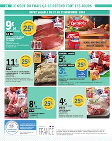 Promo Viande hachée de veau dans le catalogue E.Leclerc du moment à la page 20