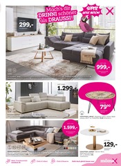 Ecksofa im mömax Prospekt in Wolfsburg Aktueller mömax Prospekt mit Ecksofa, "PINK SHOPPING WEEKS", Seite 5