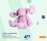 Lapin en peluche en promo chez Action Mulhouse à 4,99 €