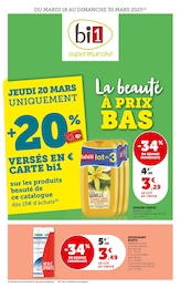 Prospectus Bi1, "La beauté À PRIX BAS",  pages, 18/03/2025 - 30/03/2025