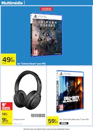 Offre Console PS5 dans le catalogue Carrefour du moment à la page 66