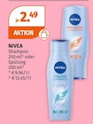 Shampoo oder Spülung Angebote von NIVEA bei Müller Nürnberg für 2,49 €