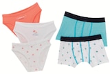 Lot de 3 slips fille ou Lot de 2 boxers garçon - Petit Bateau en promo chez Super U Clermont-Ferrand à 7,45 €