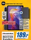 expert Rheda-Wiedenbrück - Tablet Redmi Tab 2 inkl. Cover Angebot im Prospekt Tablet Redmi Tab 2 inkl. Cover bei expert im Rheda-Wiedenbrück Prospekt für 189,00 €