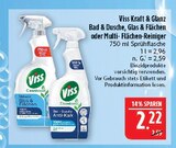Kraft & Glanz Bad & Dusche, Glas & Flächen oder Multi-Flächen-Reiniger Angebote von Viss bei Marktkauf Plauen für 2,22 €