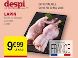 Provenc’halles Digne-les-Bains - Promo Lapin Promo Lapin à 9,99 € dans le catalogue Provenc’halles à Digne-les-Bains