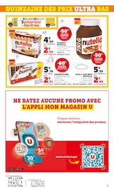 Nutella Angebote im Prospekt "LA QUINZAINE DES PRIX ULTRA BAS SPÉCIAL RENTRÉE" von U Express auf Seite 11