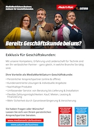 MediaMarkt Saturn Prospekt: "Bereits Geschäftskunde bei uns?", 1 Seite, 01.11.2024 - 31.12.2024