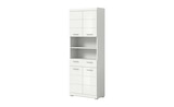 Hochschrank SCHLOONSEE Breite 74cm 4 Türen 1 Schubkasten 2 offene Fächer MDF-Front in verschiedenen Farben erhältlich Badmöbel Badschrank Schrank Bad Schloonsee von  im aktuellen Höffner Prospekt für 249,00 €