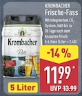 Frische-Fass von Krombacher im aktuellen ALDI Nord Prospekt