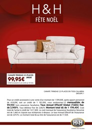 Catalogue H&H "H&H fête Noël", 11 pages, 28/11/2022 - 25/12/2022 Prospectus H&H "H&H fête Noël", 11 pages, 28/11/2022 - 25/12/2022