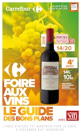 Prospectus Carrefour à Dunkerque, "Foire aux vins : le guide des bons plans", 42 pages de promos valables du 19/03/2024 au 01/04/2024