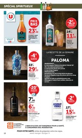 Promos Vodka dans le catalogue "PRIX BAS DANS VOTRE MAGASIN" de Hyper U Vodka en promo dans le catalogue Hyper U à la page 18