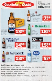 Aktueller Getränke Oase Getränkemärkte Prospekt für Andervenne: Aktuelle Angebote mit 1 Seite, 02.02.2026 - 07.02.2026