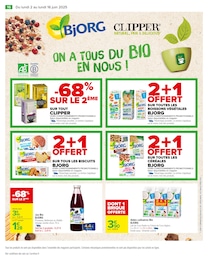 Prix et réduction Bjorg dans le prospectus Carrefour en cours Offre Bjorg dans le catalogue Carrefour du moment à la page 18