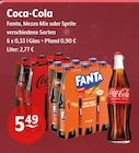 Fanta, Mezzo Mix oder Sprite bei Getränke Hoffmann im Schwandorf Prospekt für 5,49 €