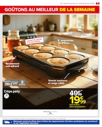 Offre Crêpière Électrique dans le catalogue Carrefour du moment à la page 5