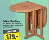 Balkon-Klapptisch bei wohnstore Westermann im Rheda-Wiedenbrück Prospekt für 179,00 €