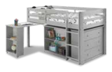 4. Lit mi-haut Bloom (commode bureau et étagère en option) en promo chez But Troyes à 179,99 €