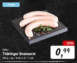 Aktuelles Thüringer Bratwurst Angebot bei Konsum in Dresden ab 0,99 €