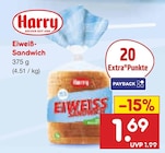 Eiweiß-Sandwich Angebote von Harry bei Netto Marken-Discount Dinslaken für 1,69 €