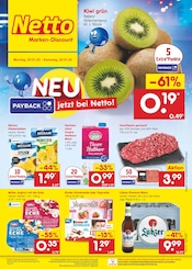 Aktueller Netto Marken-Discount Prospekt mit Hackfleisch, "Aktuelle Angebote", Seite 1