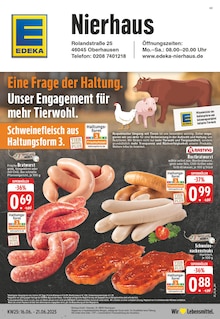EDEKA Oberhausen Prospekt der aktuellen Woche, gültig von 16.06.2025 bis 21.06.2025 Aktueller EDEKA Oberhausen Prospekt "Aktuelle Angebote" mit 24 Seiten