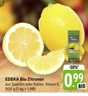 Aktuelles Bio Zitronen Angebot bei EDEKA in Mannheim ab 0,99 €