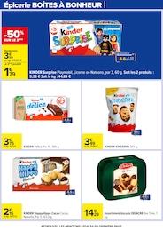 Offre Kinder Surprise dans le catalogue Carrefour du moment à la page 24