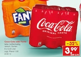 Aktuelles Coca-Cola oder Fanta Angebot bei Netto Marken-Discount in Nettetal ab 3,99 €