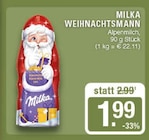 EDEKA Haltern am See - Weihnachtsmann Angebot im Prospekt Weihnachtsmann bei EDEKA im Haltern am See Prospekt für 1,99 €