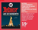 Astérix Les 40 banquets - Albert René dans le catalogue E.Leclerc